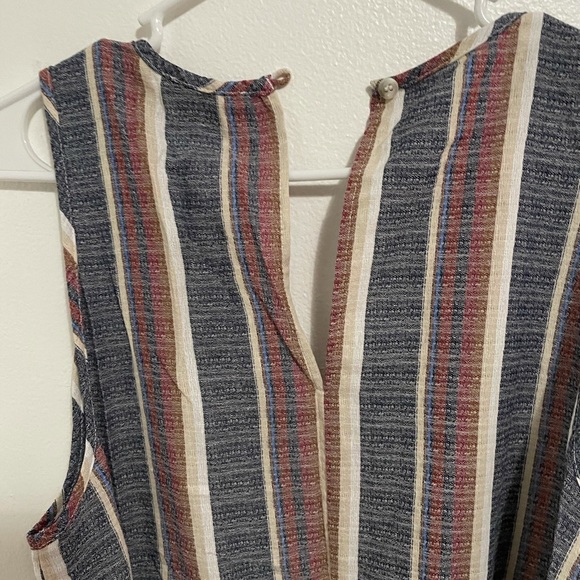 NWT Drew Striped Sleeveless Jumpsuit Size M | Resortwear Summer Travel - Picture 3 of 6
